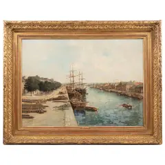 Gustave Mascart, FRANCIA, 1834-, 1919, Óleo sobre tela
