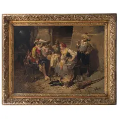 Georges Appert, FRANCIA 1850-, 1934, Óleo sobre tela