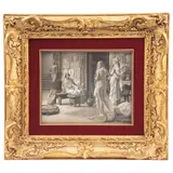 Fortunino Matania, NÁPOLES, 1881-, 1963, Tinta, grafito, y albayalde sobre cartón