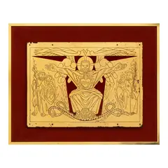 Alfonso A. Ossorio, The Angry Christ, brass plate