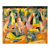 Angelito Antonio, Candle Vendor, oil on canvas