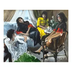 Federico Aguilar Alcuaz, Tres Marias Series, oil on canvas