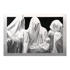 Dino Gabito, Shroud No. 18, oil on canvas