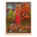 Manuel Rodriguez Sr., "Nipa Hut Madonna", print
