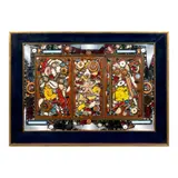 Alfonso A. Ossorio, Sidrach, Misach, Abendnego, plastic and various materials on wood