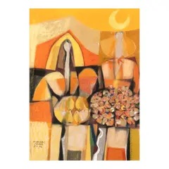 Untitled by Mauro Malang Santos, pastel on paper, sold Sep 2026