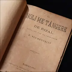 Ferdinand Blumentritt, El Noli me tángere de Rizal juzgado por el
Profesor F. Blumentritt, Barcelona: Imprenta Ibérica de Francisco Fossas