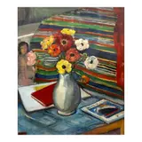 Macario Vitalis, Still Life, oil on canvas