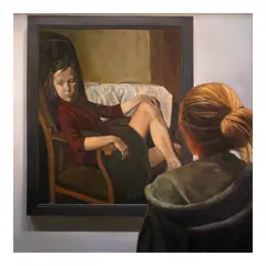 Annie Cabigting, Hastened Glimpses of Dead Metaphors in Vanished Splendor, oil on canvas