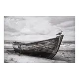 Arnold Lalongisip, Where the Tide Left, acrylic on canvas