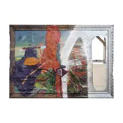 Jigger Cruz, Give Me Some Bones, oil on canvas and wood