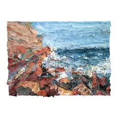Lv Shanchuan, Sea No.4 海 No.4, oil on canvas