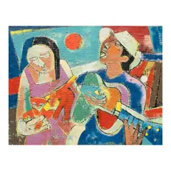 Angelito Antonio, Harana, oil on wood