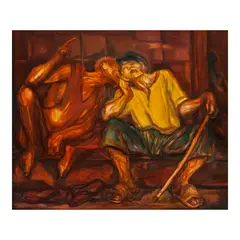 Danilo Dalena, Ano Kamo? (Pakil Series), oil on canvas