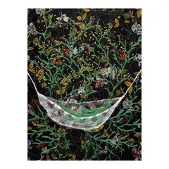 Raffy Napay, Rest and Thinking, fabric, cotton, thread and wool