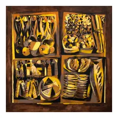 Angelito Antonio, Still Life (Market), oil on canvas