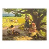 Fernando Amorsolo, Noon Day Meal, oil on canvas