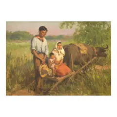 Fernando Amorsolo, Angelus, oil on canvas