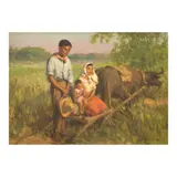 Fernando Amorsolo, Angelus, oil on canvas