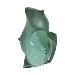 Ning-Ning XVII by Ramon Orlina, carved republic-asahi glass, sold Jun 2026