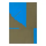 Arturo Luz, Blue, acrylic on canvas