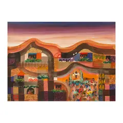 Manuel Baldemor, Prusisyon Series, acrylic on canvas