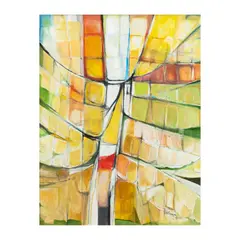 Falling Leaves by Rosario Bitanga, oil on canvas, sold Feb 2026