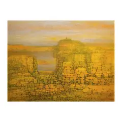 Well Formed Rocks with Passage by Juvenal Sansó Garrit, oil on canvas, sold Feb 2026