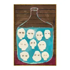 Pow Martinez, Pickles, oil on canvas