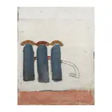 Bernardo Pacquing, Mound Series 4, mixed media on paper