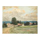Romulo Galicano, France, oil on canvas