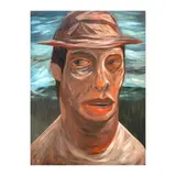 Rodel Tapaya, Mang Bel, acrylic on canvas