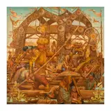 Tam Austria, Pagoda sa Ilog, oil on canvas