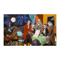 Marcel Antonio, Midnight Run, acrylic on canvas