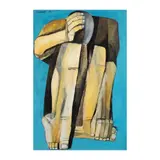 Ang Kiukok, Seated Figure #3, tempera