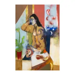 Marcel Antonio, The Balance of Gravity, oil on canvas