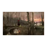 Félix Resurrección Hidalgo, Bois de Boulogne, oil on canvas