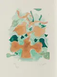 Georges Braque, La Foret (Aus: "Lettera Amorosa"), 1963, Farblithografie auf ARCHES (Wasserzeichen)