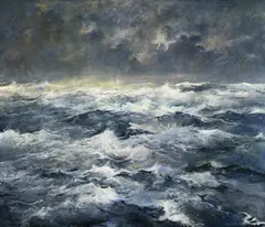 "Wet + Wild" by John Alexander, 1998/03, Öl auf Leinwand, sold Jun 2020