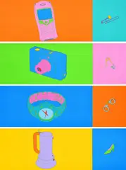Michael Craig-Martin, Folio, 2004, Serie von 12 Serigrafien auf leichtem Karton