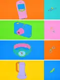 Michael Craig-Martin, Folio, 2004, Serie von 12 Serigrafien auf leichtem Karton