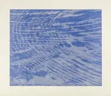 Franz Gertsch, Triptychon (Detail 1, aus dem rechten Flügel), 1997, Holzschnitt auf Kumohadamashi-Japan von Ivano Heizaburo