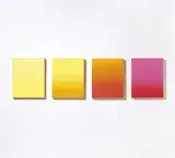 Rupprecht Geiger, Multiples Modulationen (citron, gelb, orange, pink)