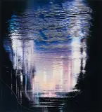 Naoya Hatakeyama, Shadow #079 (Aus: River Series), 2002, C-Print. Auf Aluminium kaschiert