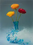 Martin Klimas, Ohne Titel (Ranunculus asiaticus), 2007, C-Print