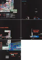 Brandon Lattu, Miracle Mile, Complete View Looking West, 2000-03, Serie von 5 C-Prints