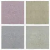 Sol LeWitt, All Combinations of Arcs from Sides and Corners, Grids and Circles, Using Four Colors, 1972, Jeweils: Farbserigrafie auf Strathmore