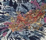 Emilio Perez, "Blow the horn", 2006, Acryl und Latexfarbe auf Holz