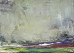 "Lungreen" by Hubert Scheibl, 2003/04, Öl auf Leinwand, sold Jun 2020