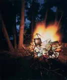 Anett Stuth, Feuer. Raum-Zeit-Bild, 2007, C-Print. Kaschiert auf Aluminium. Unter Acrylglas